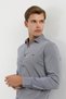 Snap Fastener Long Sleeve Men's Shirt - 7