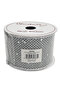 Christmas Mesh Ribbon Silver 6.3cmx10 yards - 2