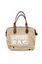 Mother Bag Printed Large Volume Beige Mother Baby Care Shoulder Bag