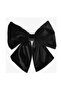 New Year's Black Velvet Bow Elastic Hair Clip - 2