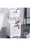2 Layers Laundry Baskets with Wheels - 5