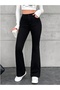 Spanish Leg High Waist Jean Pants - 7