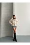 Women's Gel Padding Hooded Zippers Waterproof Inflatable Coat 25222 - 5