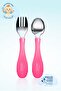 Super Vacuum Plate and Steel Spoon Fork Set Girl - 4