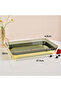 Decorative Tray Cosmetic Storage Case for Kitchen and Bathroom - 2