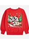 Red New Year's Sequined Sweatshirt - 2