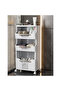4 Layers Foldable Plastic Floor Mounted Storage Organizer