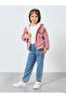Girls Corduroy Hooded Jacket with Fur Lining - 2