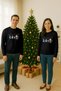 Unisex Happy New Year New Year's Eve Printed Adult and Children Sweatshirt 3 Thread Ş Fleece-Lined Fabric - 2