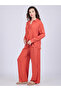 Orange Relaxed Fit Shirt and Pants Co-Ords - 4