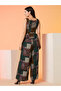 Waist Tie-Up Peplum Crop Top and Palazzos Co-Ords - 3