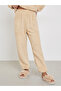 Beige Fleece Hoodie and Long Pyjama Set - 4