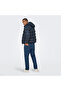 Only&Sons Union Seamless Life Puffer Men's Navy Blue Hooded Coat - 4