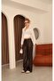 Women's Brown Leather Pants Women's Leather Pants - 3