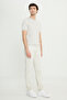 Men's Stone Cotton Slim Fit Slim Fit Side Pocket Dobby Stretch Casual Trousers - 3