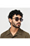 Nefoud 55 MM Grey Geometric Sunglasses | sm40107-30s-000423-0107-55 - 6