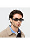 Roy 58MM Grey Rectangle Sunglasses - BLA-000335-0107 - 6
