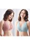 Nursing Bra, Front Button Closure Breast Feeding Maternity Seamless Smooth Pregnancy Sleeping Bra - 8