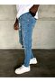 Blue Ripped Slimfit Jeans - 2