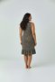 Comfortable Fit Cotton Piece Ruffle Leopard Printed Piece Dress - Summer, Zero Sleeve Casual Women's Dress - 7
