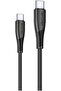 CL-193C Type-C to Type-C Charging Cable 60W, 2m, Black