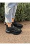 Women's Stone Patterned Elastic Detailed High-Sole Walking Shoes - 4