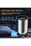 Car Heating Cup, 12V 450ml Stainless Steel Electric Travel Mug, 60W Portable Thermos - 2