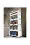6 Layers Foldable Flip-Type Kitchen & Bathroom Cabinet with Wheels - 3