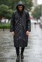 Black Motorcycle Raincoat Set 100% Waterproof - 2