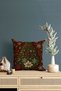 Special for New Year's Eve Vintage Santa Patterned Deer and Snowman Themed Digital Printed Throw Pillow Case - 3