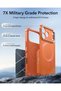 Apple iPhone 17 Pro - 18 Pro Cyber Tough Magsafe Stand Case Orange - 6