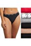 Originals Women's Thong Panties, Breathable Stretch Cotton, Assorted 6-Pack