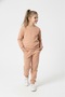 Basic Pocketed Girls-Boys Transitional Kids Tracksuit Set M00776 Pudra - 2