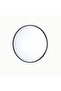 مرآة دائرية بإطار خشبي – 90×90 (أسود) - 3