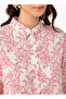 Regular Fit Viscose Shirt with Floral Print - 4