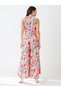 Floral Fruit Print Pleated Detail Flared Fusion Jumpsuit - 3
