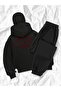 -Kar Masked Ninja Unisix Zippered Tracksuit Set Cardigan 3 Thread Thick Zippered Jg3 - 2