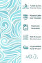 Bathroom Curtain, Turquoise Patterned Shower Curtain, Bathtub Curtain, with Ring Gift 175X200Cm Bp-53 - 2