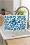 Glass Cutting Board Pastel Series Flower Pattern Glass Cutting Board, Chopping Board 20X30Cm - 3