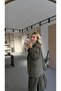 Masculine Khaki Velvet Blazer Jacket - 3