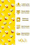 Bathroom Curtain, Yellow Emoji Pattern Shower Curtain, Bathtub Curtain, with Ring Gift 175X200Cm Bp-56 - 2