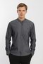 Hakim Collar Long Sleeve Snap Button Cotton Lycra Men's Shirt - 2