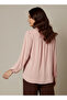 بلوزة فيسكوز بقصّة عادية وياقة ماندرين - 3