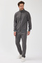 Compact Cotton Comfort Fit Men's Judge Collar Tracksuit Set Dawrazz-3027 - 4