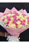 Sweet Serenity - 51 Pink & White Roses Bouquet - 5