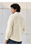 Men's Relaxed Fit Textured Long Sleeve Shirt - 3