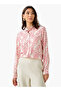 Regular Fit Viscose Shirt with Floral Print