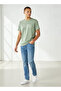 Men Slim Fit Crew Neck Short Sleeves Printed T-shirt - 2