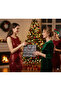 44×18×34.5 cm Black Top Festival Patterned Luxury Christmas Gift Cardboard Bag - 2