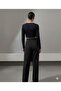 Fabric Pants Loose Fit (with Side Belt) - 2